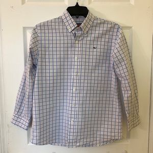 VINEYARD VINES Boy's WHALE SHIRT, size M